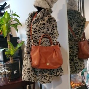 Authentic Brown Leather Kooba satchel